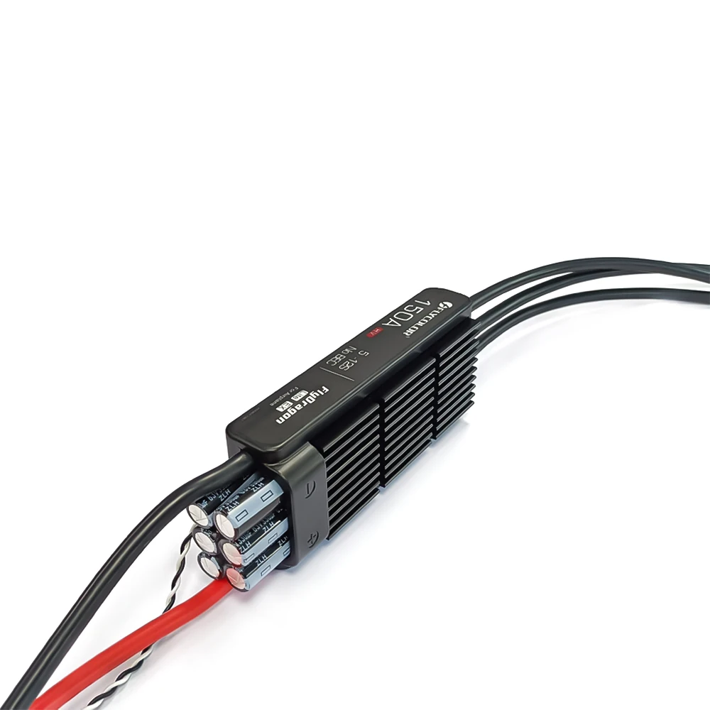 Flycolor FlyDragon 150A 5-12S Brushless ESC Speed Controller for RC Helicopter Aircraft EDF Motor