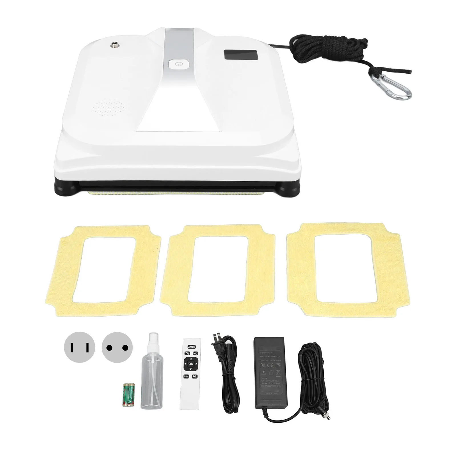 Умный робот для чистки стекол, робот для мытья окон, 2800 па, сильное всасывание, пульт дистанционного управления, умный очиститель оконных стекол для высоких условий эксплуатации