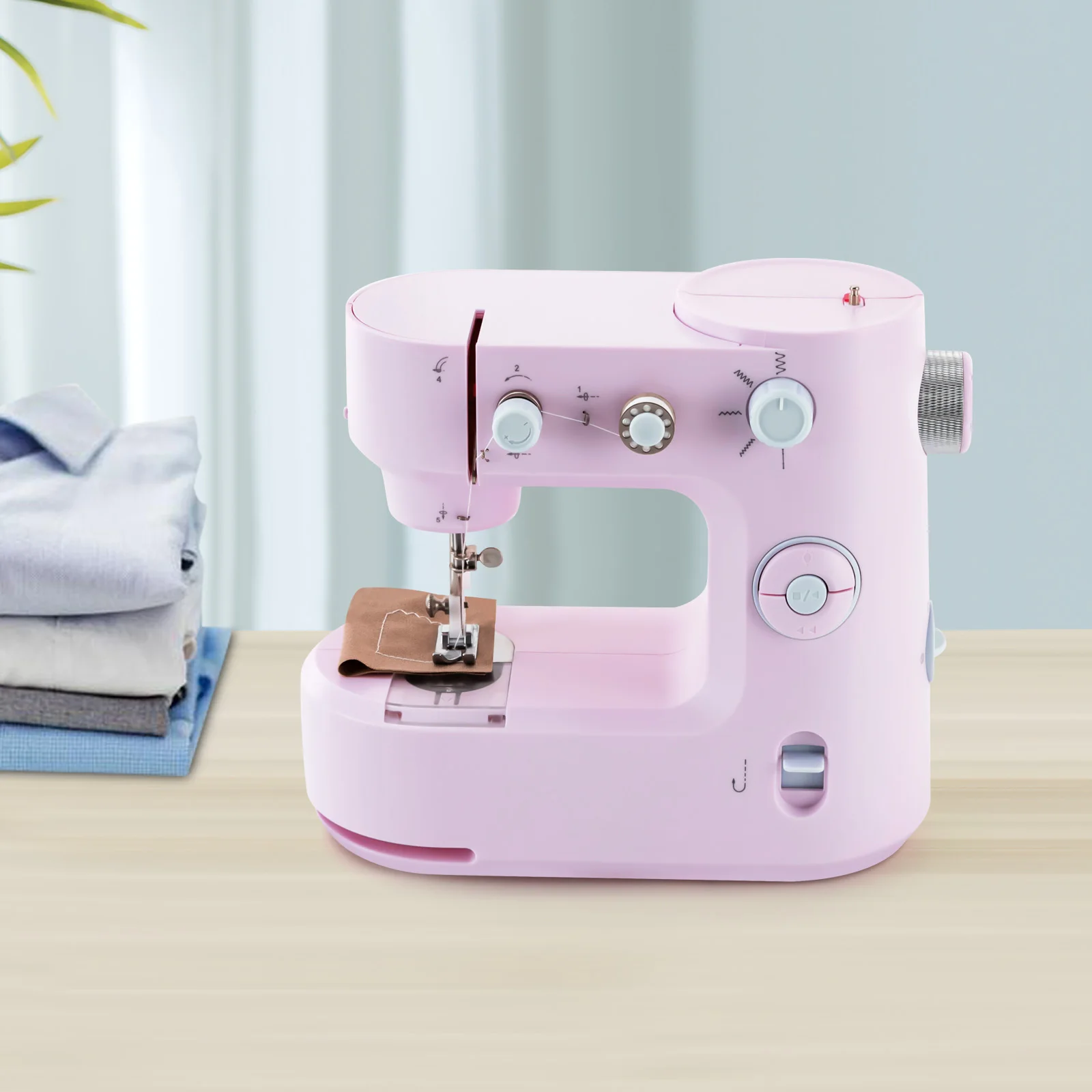 Sewing machine, free arm, super utility stitch sewing machine