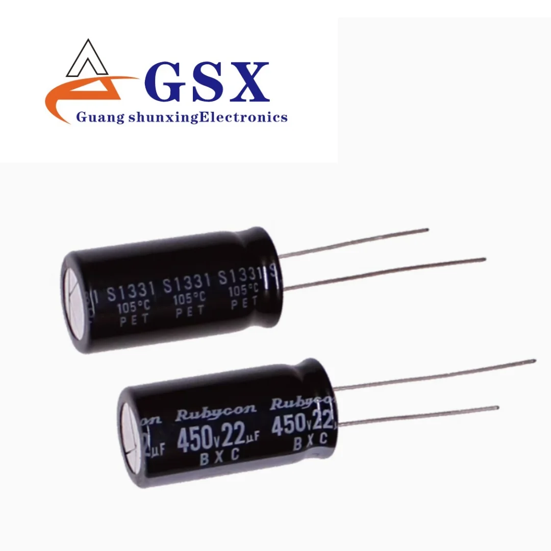 

Brand new original imported aluminum electrolytic capacitor 450v22uf 12.5 * 25 Japanese Ruby BXC high-frequency long-life
