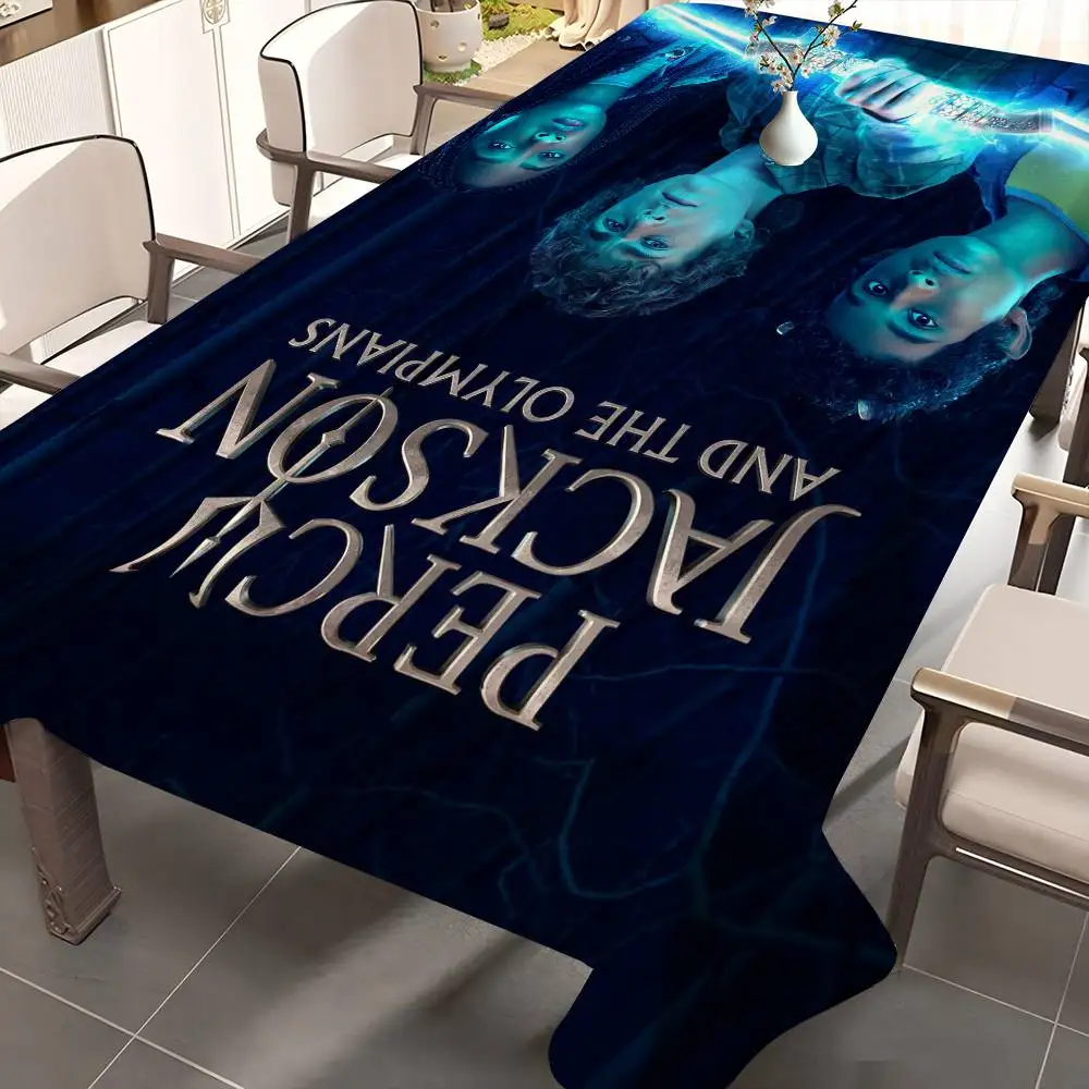 P-Percy J-JacksonS O-Olympians Movie Themed Polyester Tablecloths Designs For Home Kitchens Rooms Patios Tablecloth Decoration