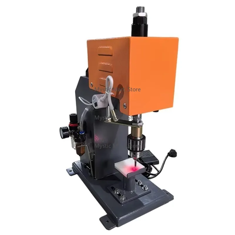 Punzonatrice pneumatica da tavolo CADDY con posizionamento UV |   per pelle, borse, cinture e prodotti di carta