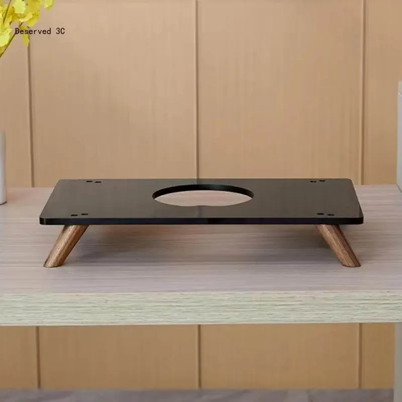 Support de haut-parleurs portables, organisateurs de bureau en acrylique avec pieds en bois antidérapants pour haut-parleurs JBL Authentics 200 300 500 Support de haut-parleurs portables, organisateurs de bureau en acrylique avec pieds en bois antidérapants pour haut-parleurs JBL Authentics 200 300 500