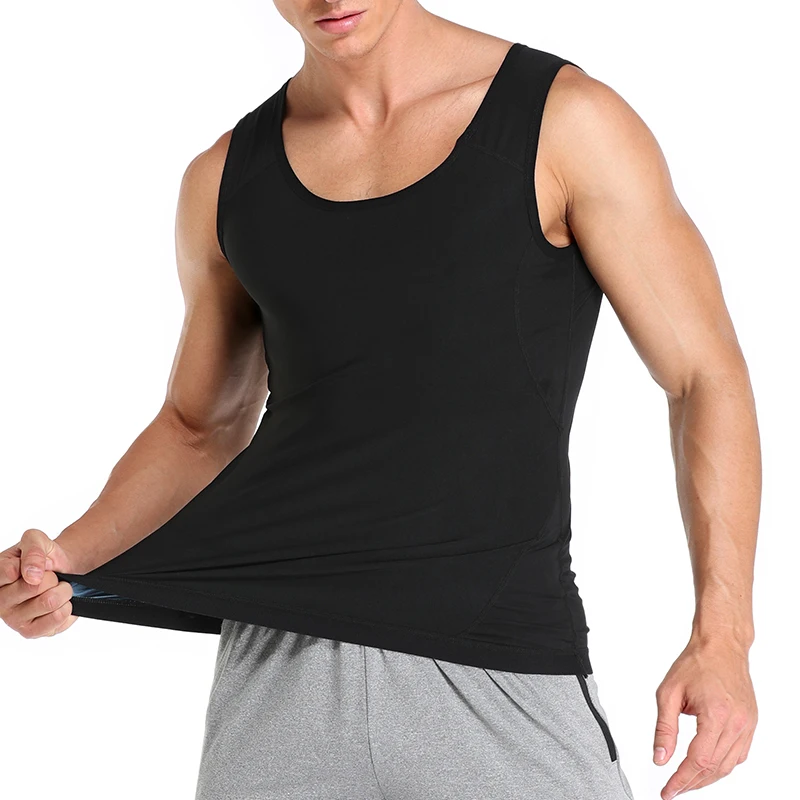 Kobiety termo Sweat, kamizelka mężczyźni Sauna Tank Top odchudzanie brzuch kompresja gorset Waist Trainer spalanie tłuszczu brzuch Workout Shirt Gym