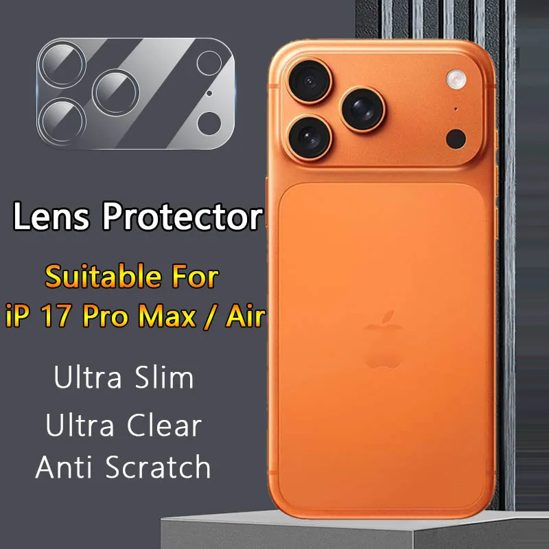 

Защитная крышка объектива для iPhone 17 Pro Max Air Ultra Clear Slim Мягкая пленка FET Задняя крышка объектива камеры - не закаленное стекло
