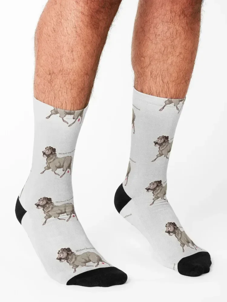 Michael Sheep Socks professional running essential retro Climbing Woman Socks Men's