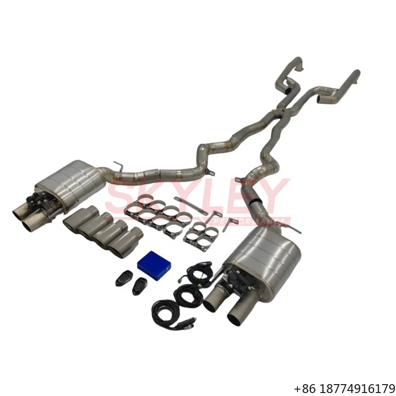 

Выхлопная система OEM Titanium Catback для M5 F10 4.4t 2012-2016 с X-образной трубой, глушителем и электронным клапаном