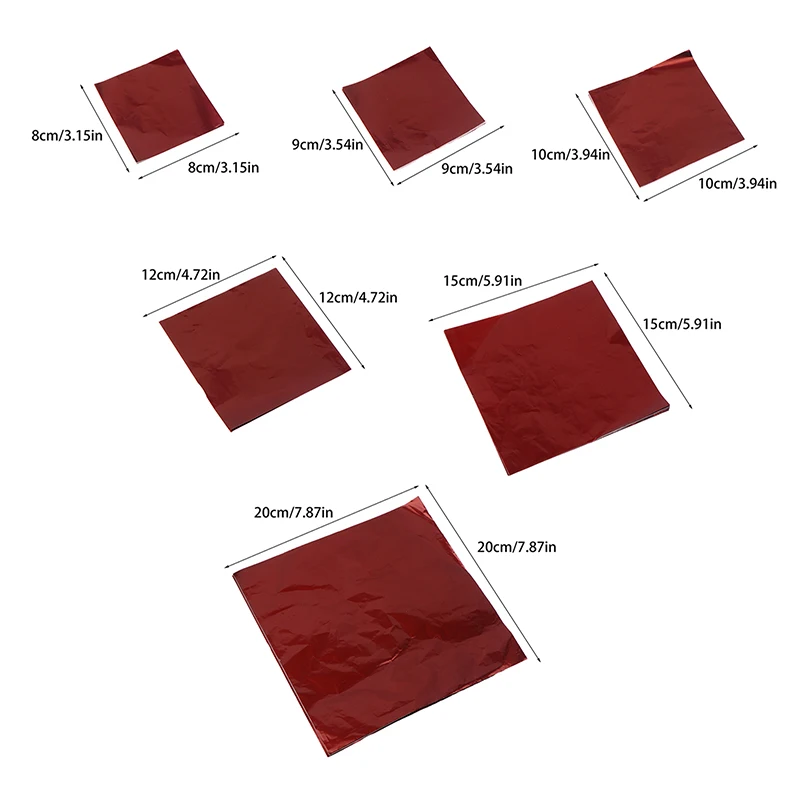 100 قطعة من ورق تغليف رقائق الألومنيوم والقهوة ورق تغليف الشوكولاتة وحفلات الزفاف وحفلات الزفاف وتغليف الحلوى