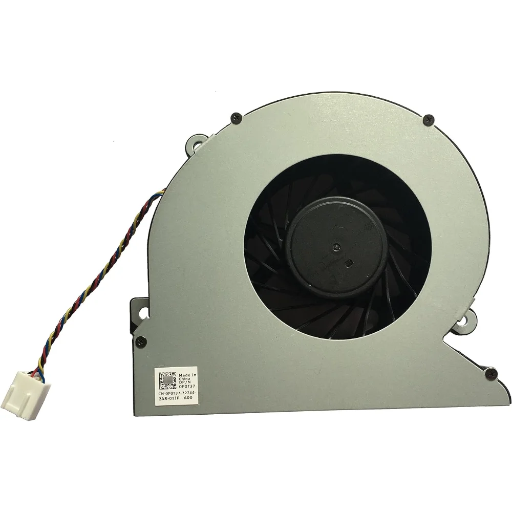 Replacement CPU Cooling Fan for Dell XPS One 2720 2710 All in One Desktop Cooler Dell P/N P0T37 0P0T37 4-Pin 4-Wire 12Vdc