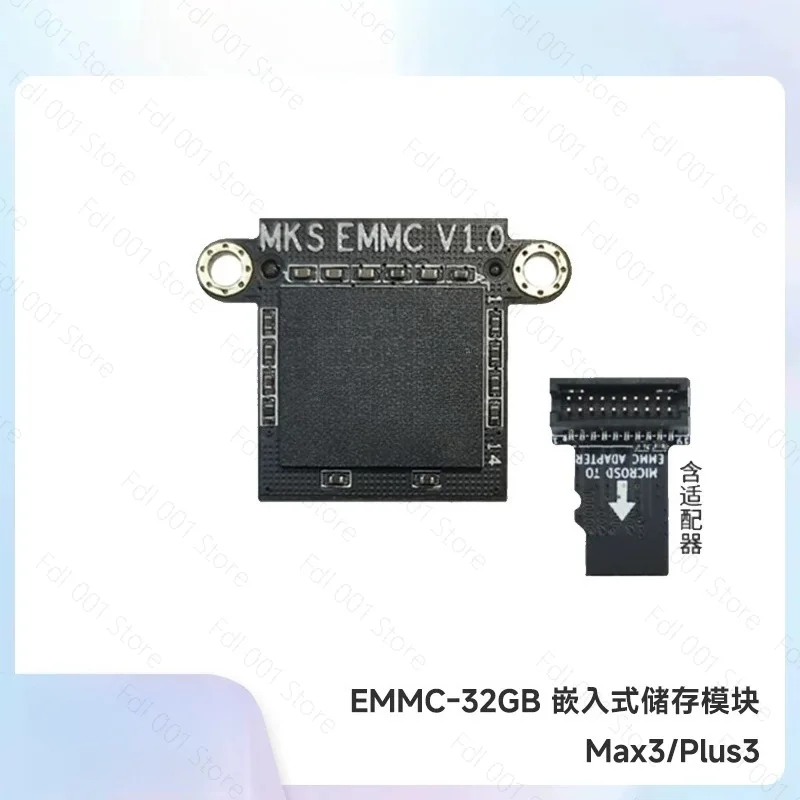 EMMC 32GB Storage Module Replacement for 3D Printer Max3 Plus3 Accessories