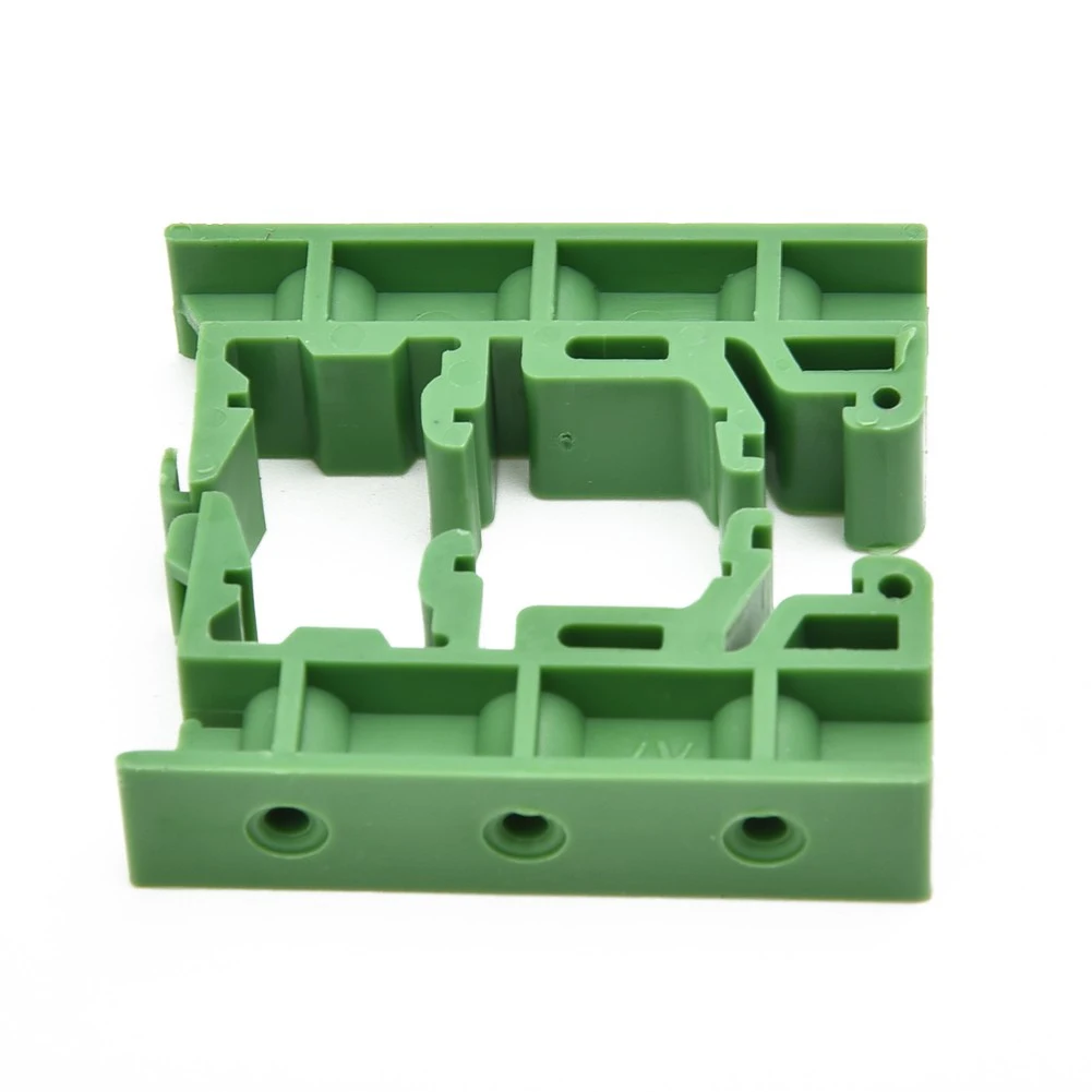 5 Set PCB DIN C45 Rail Mount Adapter Circuit Board PCB Mount Bracket Clips Mount Holder 35mm Control Board Adapter