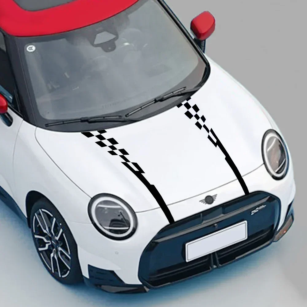 

Наклейки на капот автомобиля, графические виниловые наклейки для гонок, автомобильные аксессуары для Mini Cooper S R56 JCW R55 R60 R61 F55 F56 Countryman