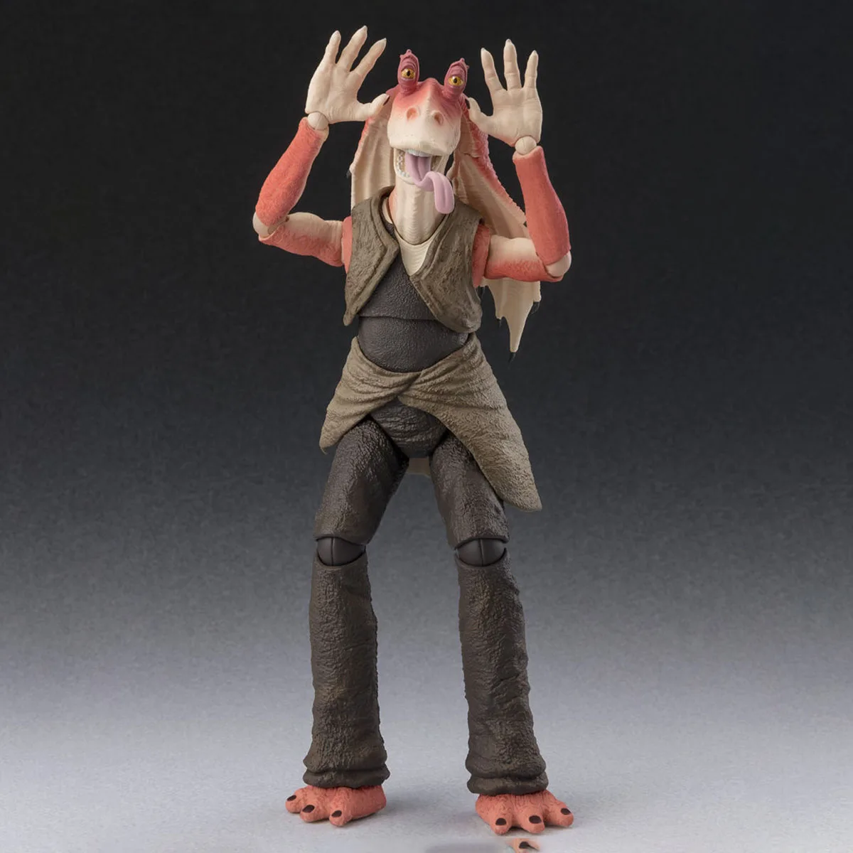 Original em estoque Bandai Spirits S.H.Figuarts Star Wars: Episódio I – The Phantom Menace Jar Jar Binks Collection Series