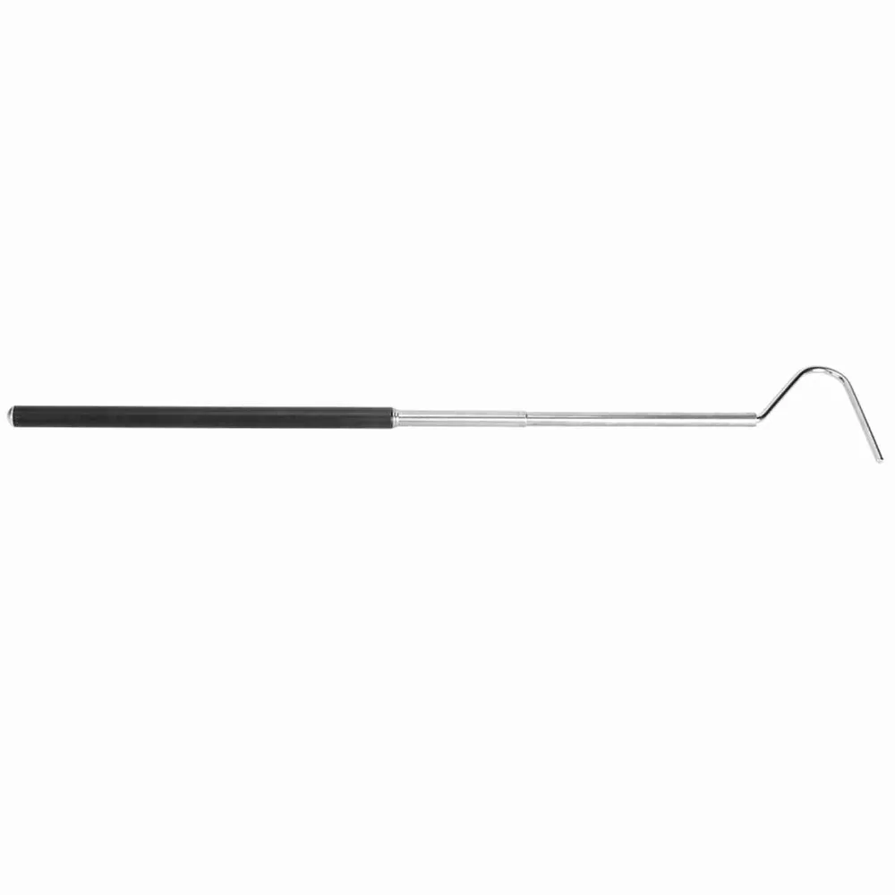 Stainless Steel Reptile Catcher Anti-Slip Handle Ergonomic Handle Extensible Catcher Telescopic Design Snake Capture Hook