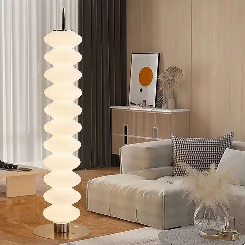 Cream Floor Lamp Room Decoration Accessories White Tomatoes on Sticks Living Sofa Bedroom Study Air Cushion