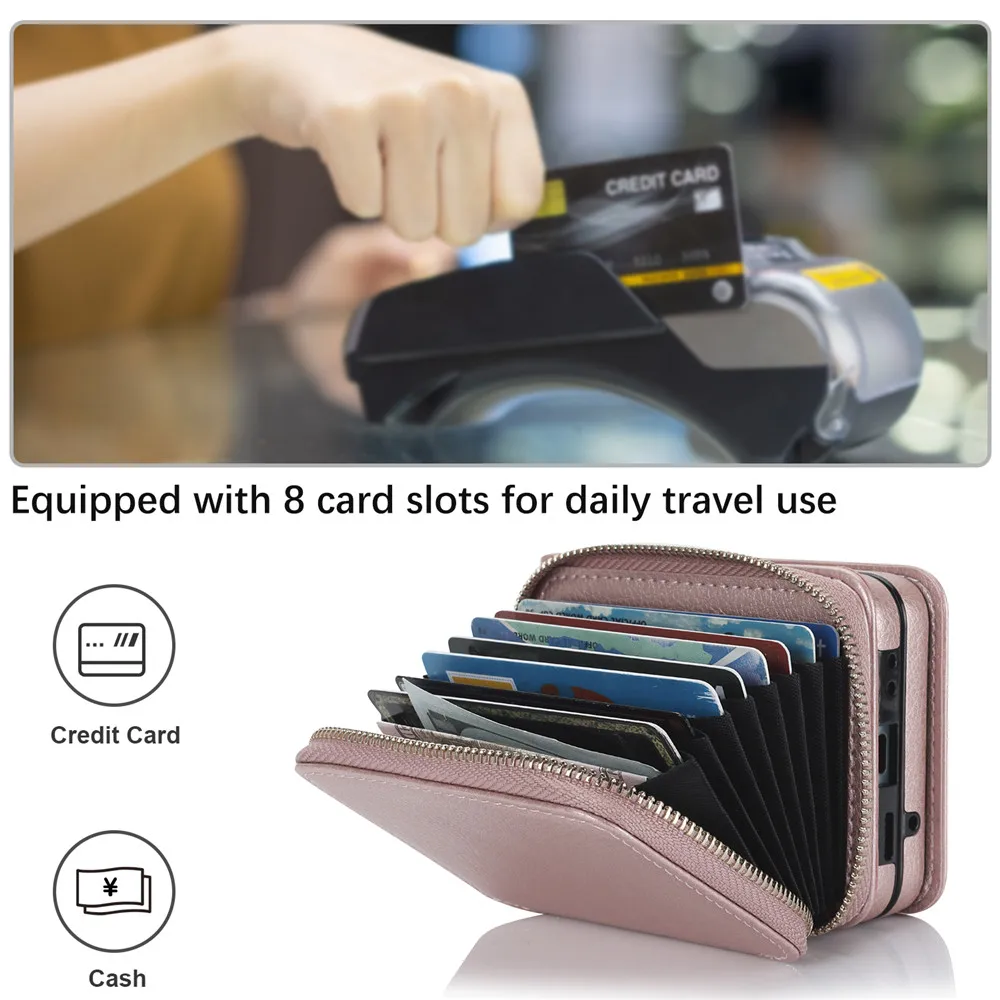 Кожаный чехол для карт со шнурком для Samsung Galaxy Z Flip 6 5 4 3 5G, сумка-кошелек, ремешок для рук, ощущение кожи, задняя крышка