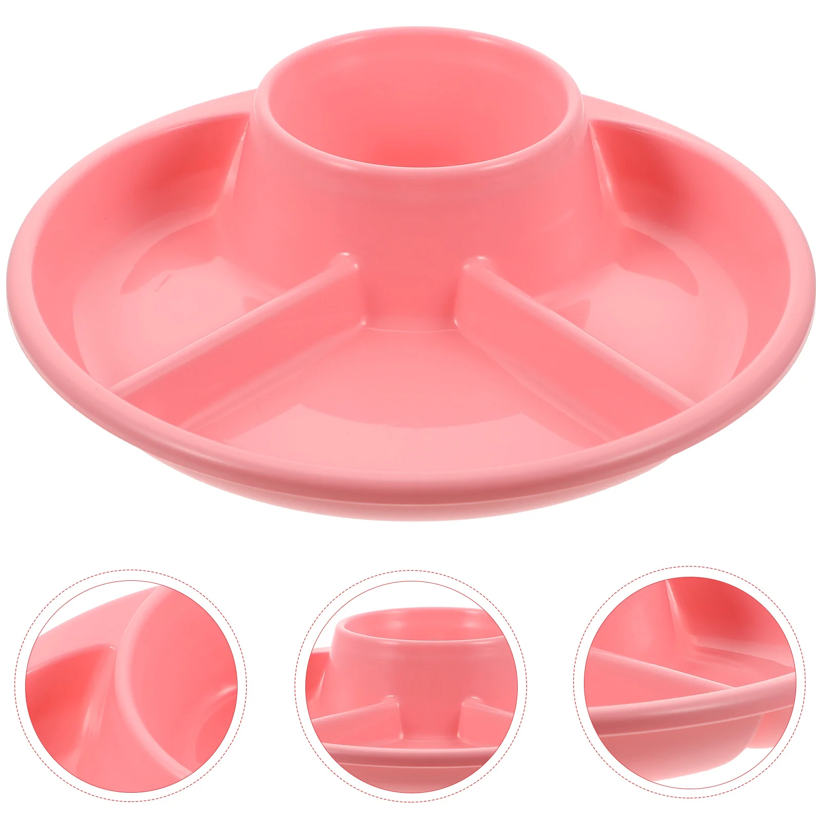 

Tray Compartment Plate Child Food Snacks Pp Kids Plates Premium Lunch Breakfast