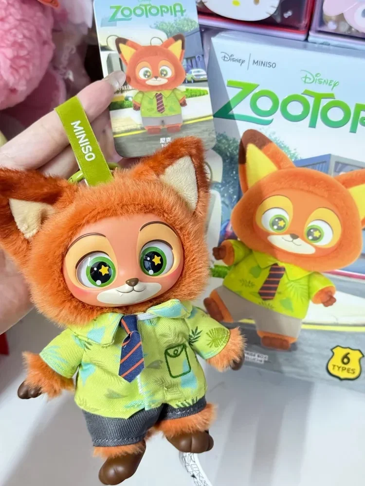 New Genuine Zootopia Vinyl Face Blind Box Toys Trendy Surprise Mystery Box Cute Nick Judy Pendents Decor Birthday Gift