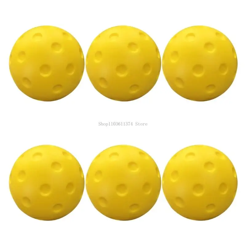 Courts Ball-Control Practice Pickleballs Set with Low-Noise Soft PU Balls