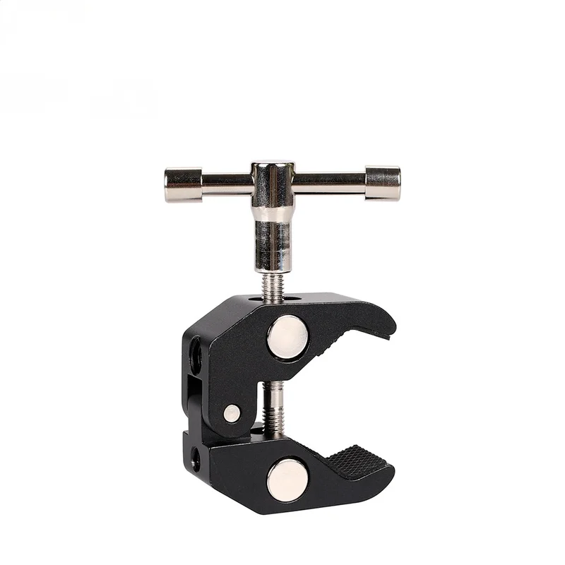 

Super Clamp Crab Claw Clamp Tongs Pliers Clip Bracket for Camera Tripod Monopod Studio Flash Bracket Tripod Arm Camera