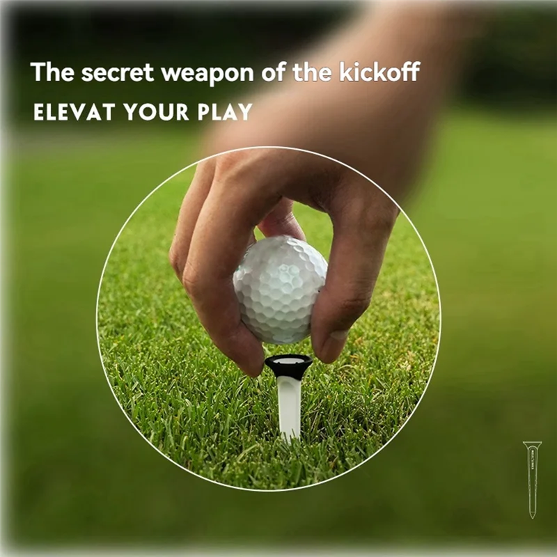 AEB0-MELE روابط قابل للتعديل ارتفاع جولف دبوس جولف تي شيرت جولف التدريب اكسسوارات لوازم أدوات تدريب الغولف