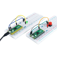 For Raspberry Pi Pico RP2040 Development Board Basic Starter Kit LCD1602 Display Module Complete Starter Set PIR Sensor 9G Servo