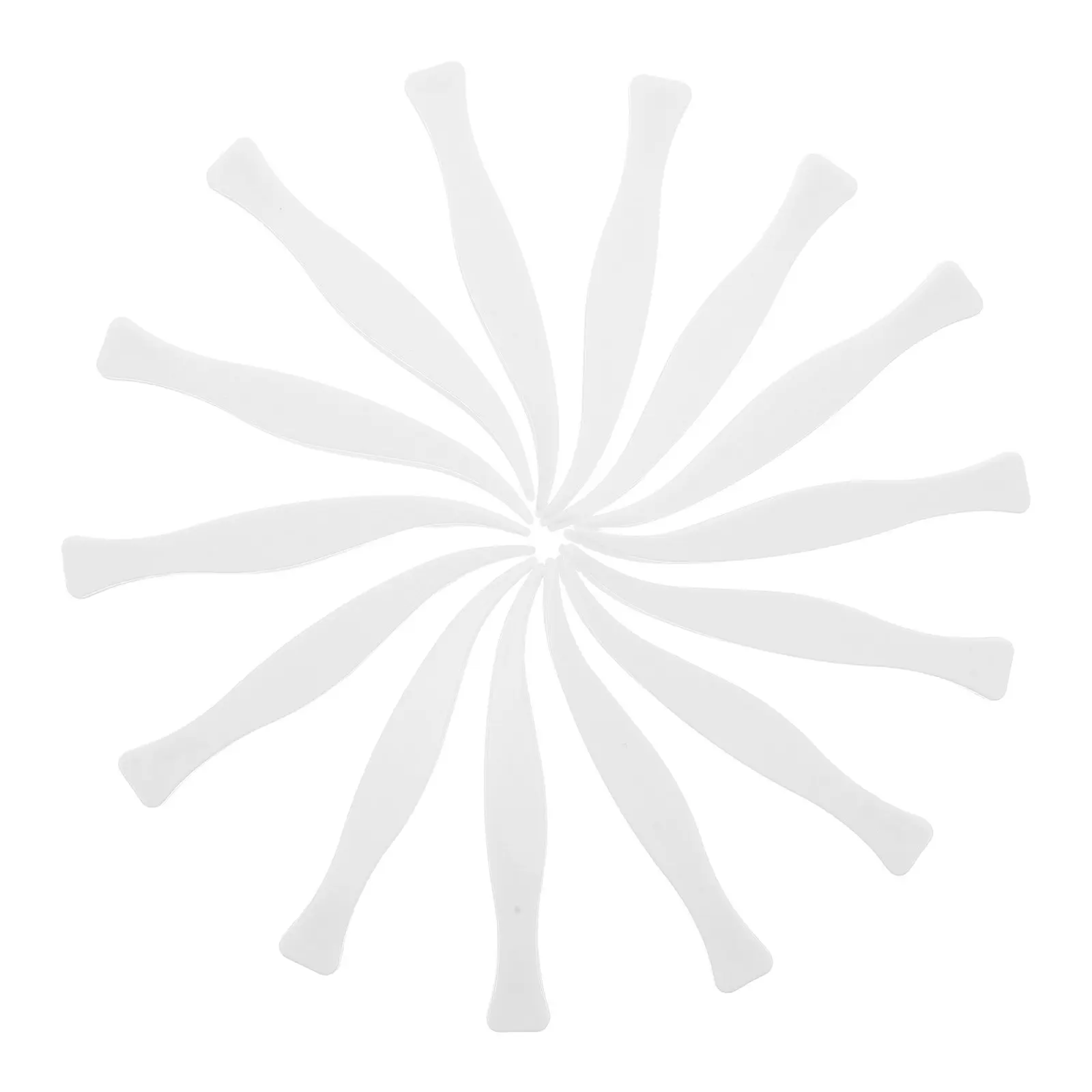 100 Pezzi Pinzette di Bellezza Mini in Plastica per Applicazione Maschere con Design Sagomato per Maschere Viso, Creme, Kit Essenziale da Viaggio per la Cura della Pelle