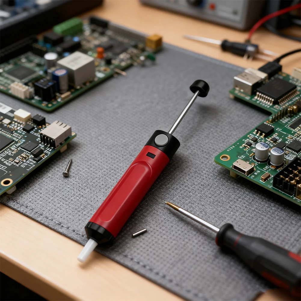 Plastic Metal Desoldering Pump Suction Pen Vacuum Solder Sucker For Electrical Device Integrated Circuit Pin Repair
