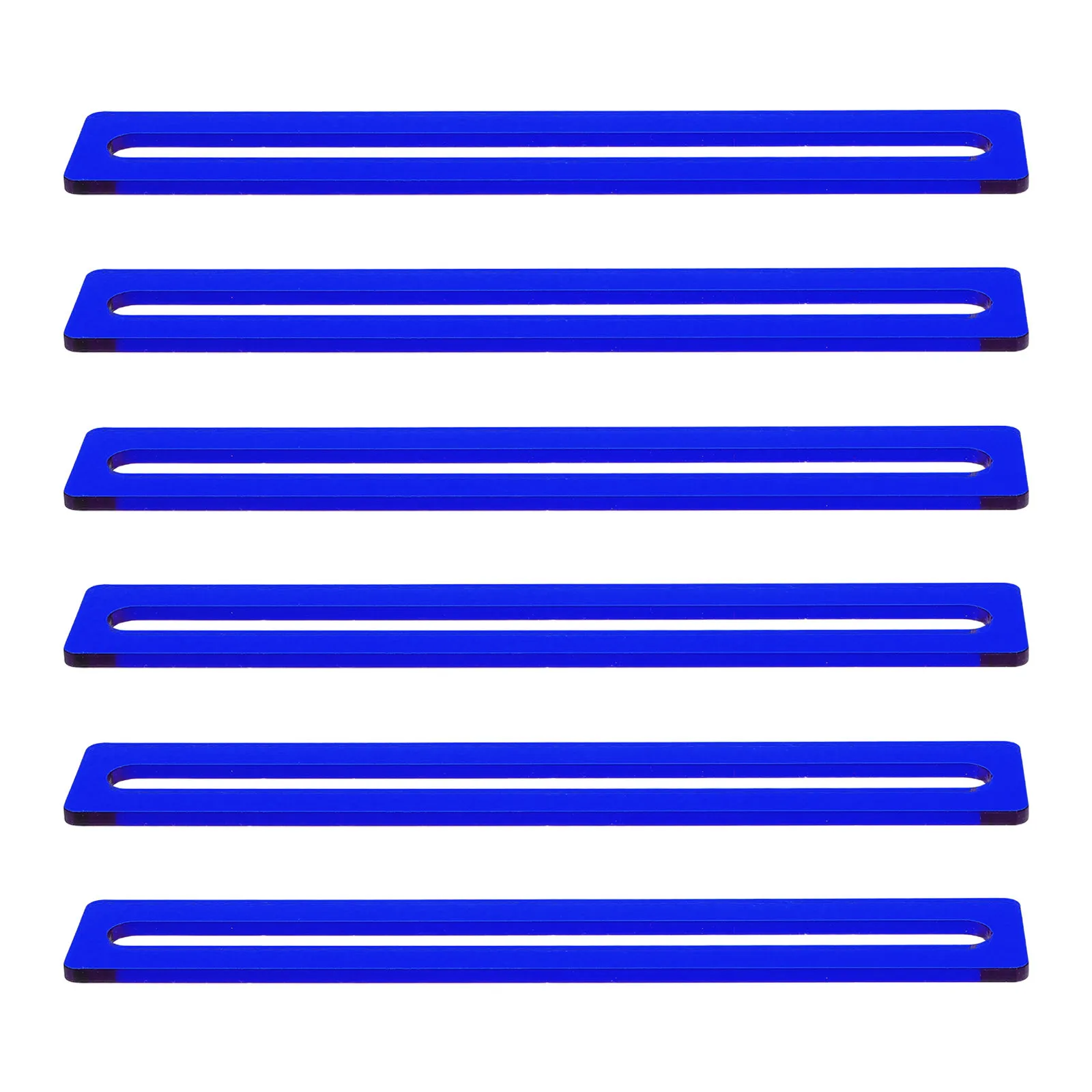 6Pcs Reading Guide Strips for Dyslexia Colored Bookmarks Reading Overlay Tools for Students Read Colored Bookmarks