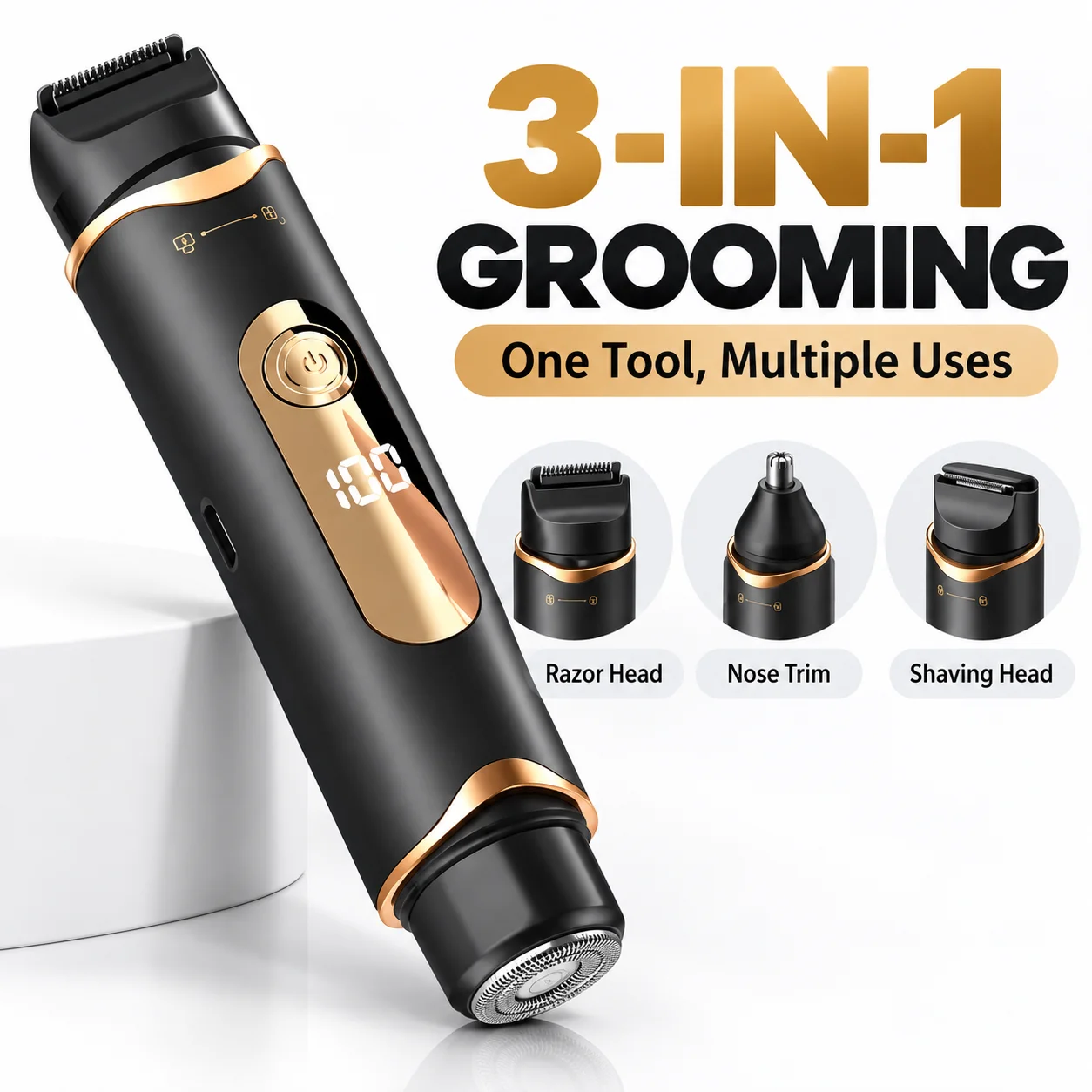 3-in-1 Electric Trimmer for Me - đánh giá và giá Men'S Grooming Nose Hair Trimmer