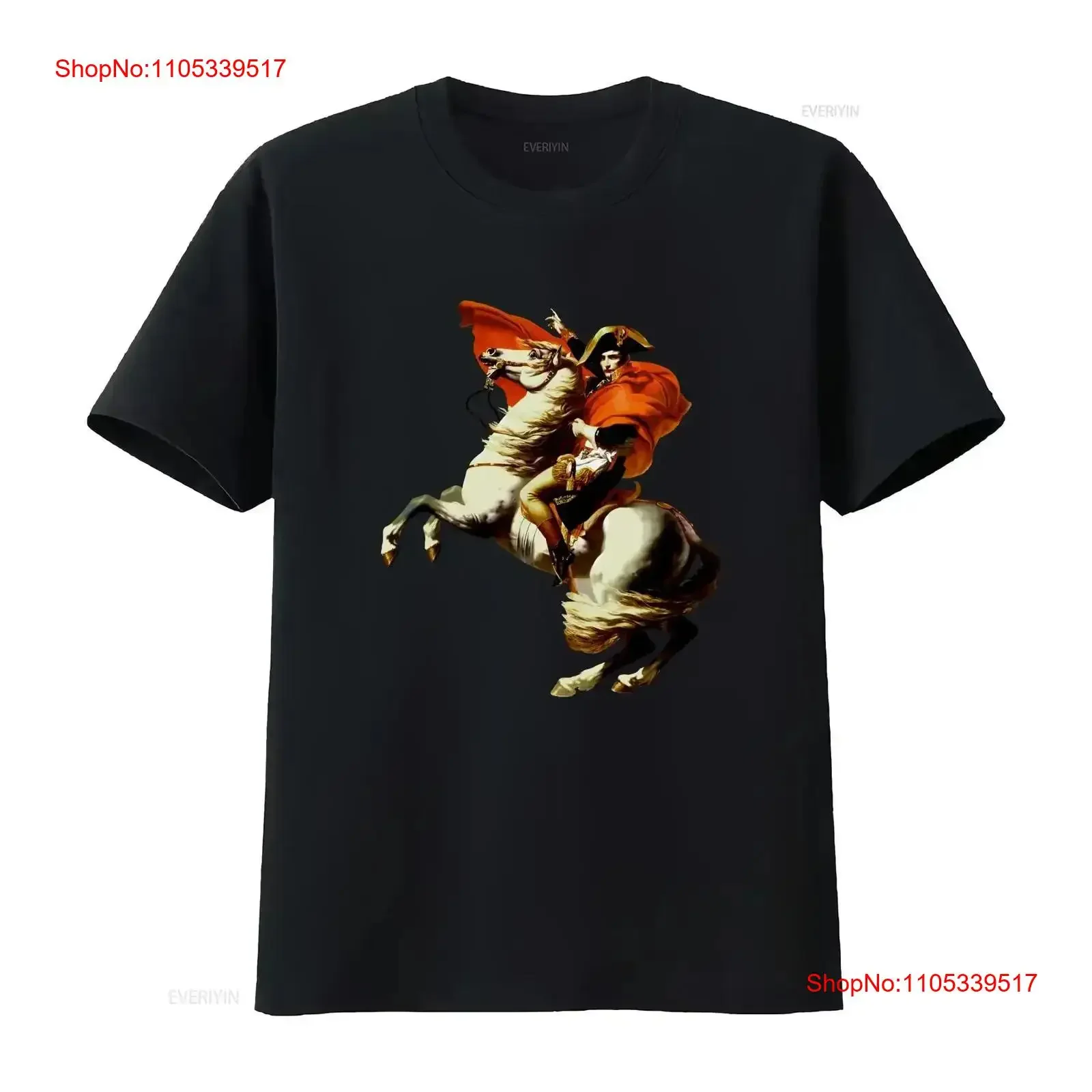 Napoleon Portrait T Shirt vintage Washed graphic Slightly homme Stretched Breathable Casual Stylish Comfortable fashion