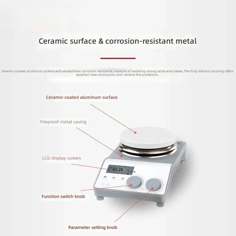 for MS-H-ProA Laboratory Magnetic Stirrer with Heating Constant Temperature Small Electromagnetic Stirring Machine