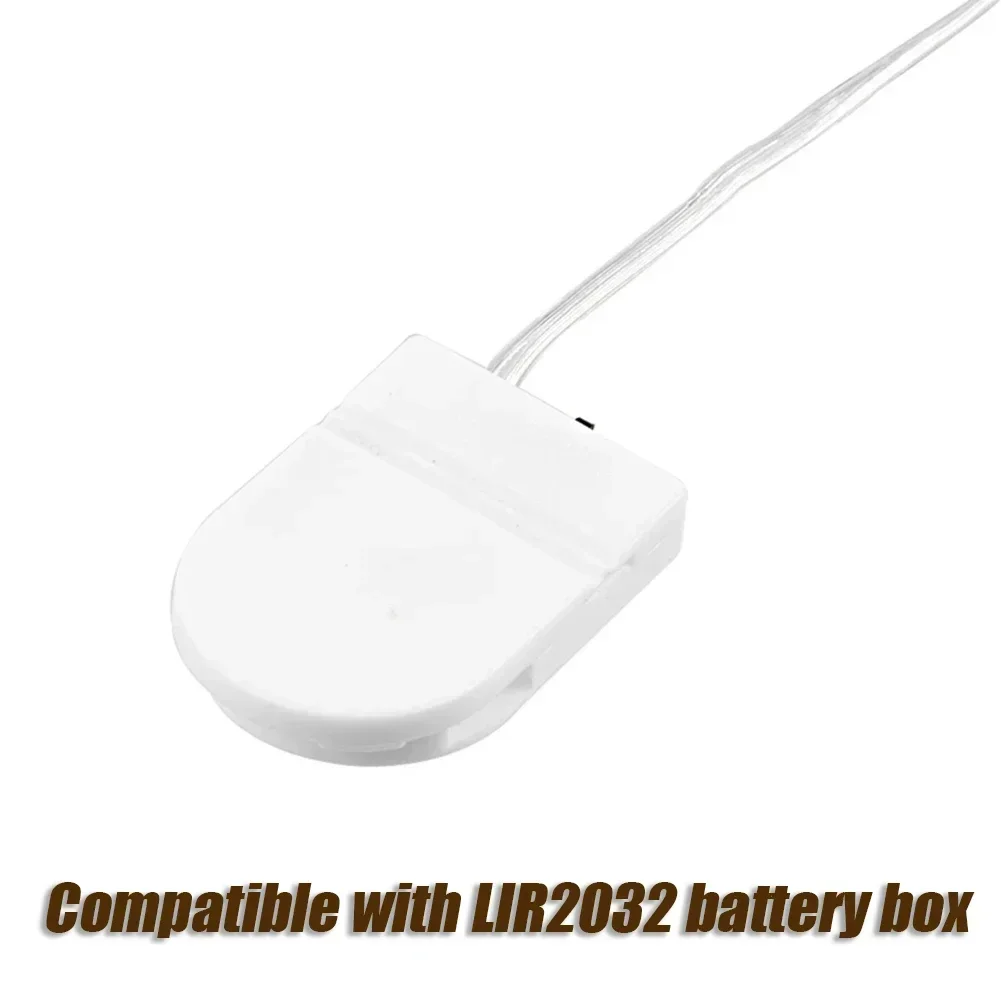 For CR2032 LIR2032 Coin Cell Battery Holder With Switch Leads Single Slot 3V Button Coin Cell BatteryCase