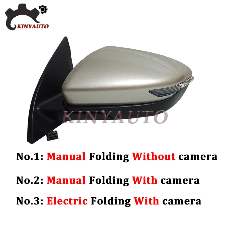 For Geely Emgrand  2022 23 Side Mirror External Mirror Rearview Mirror Assembly Lens Turn Signal Shell Lower Shell Frame Cover