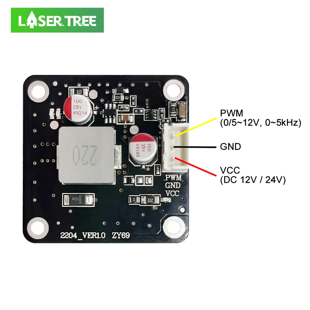 LASER TREE 20 Вт 40 Вт 80 Вт лазерный драйвер для модуля лазерной гравировки лазерная режущая головка лазерный гравер инструменты для обработки древесины аксессуары