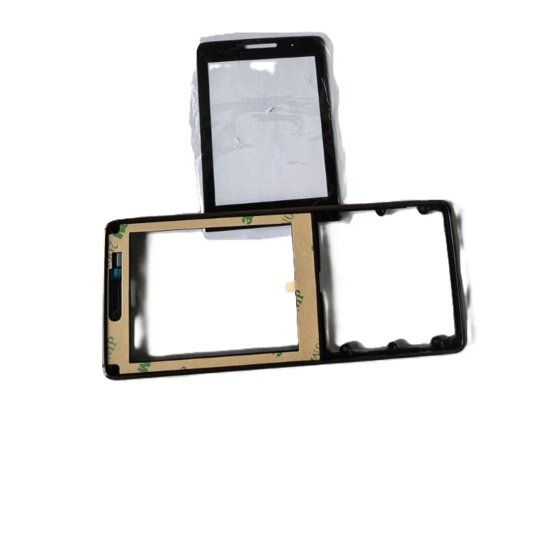 SZWESTTOP-Original Front Housing with Glass for Philips E570, CTE570, Mobile Xenium Phone, Cellphone