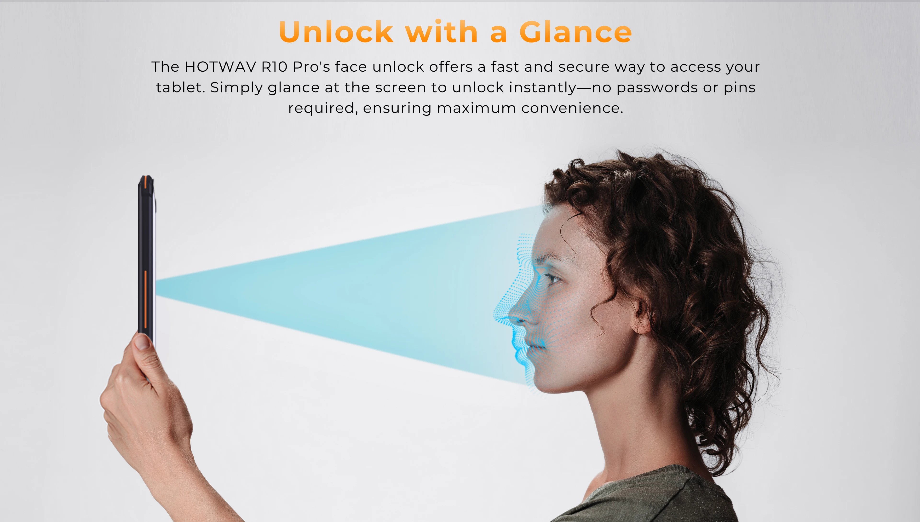 [Schiff aus Deutschland] HOTWAV R10 Pro Robustes Tablet 10,1'' HD+ Display 10800mAh Akku Android 14 8GB 256GB 13MP 4G Global Tablet – Detail 24