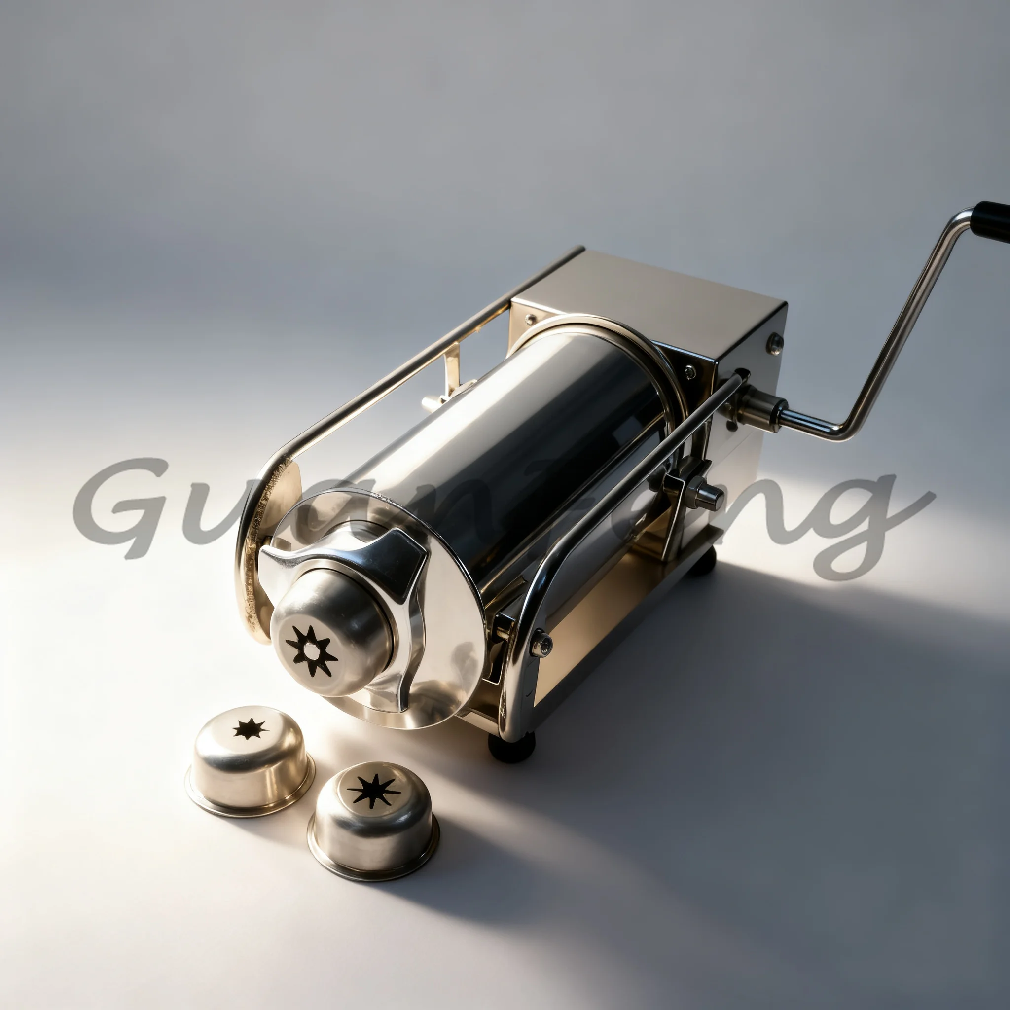 Horizontal Stainless Steel Sausage Filling Machine, 2L Sausage Stuffer Extruder with 3 Available Options