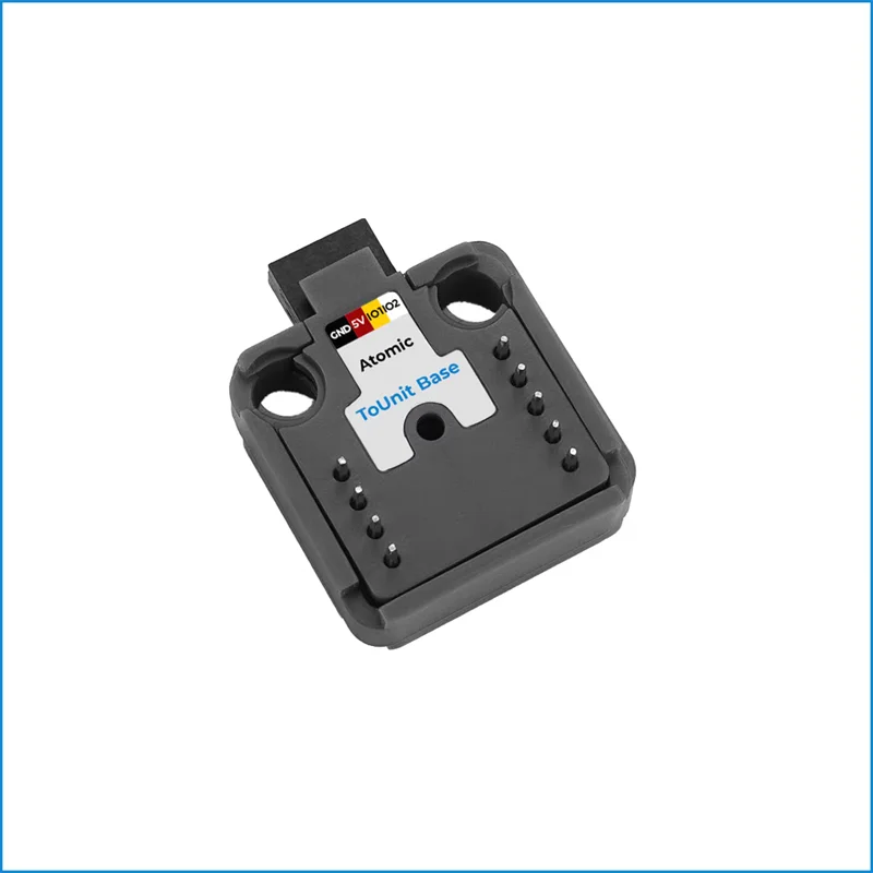 The official M5Stack Atomic ToUnit Base is an adapter board for the Atom series to connect the Chain interface.