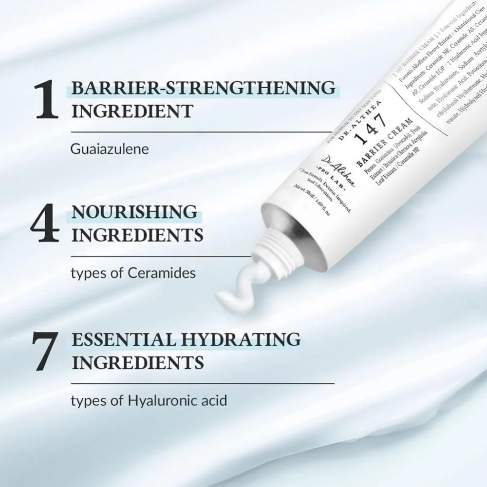 147 Antioxidant Cream 345 Moisturizer Nourishing Hydration Barrier Repair Blemish Rough Texture Daily Facial Beauty Care Set