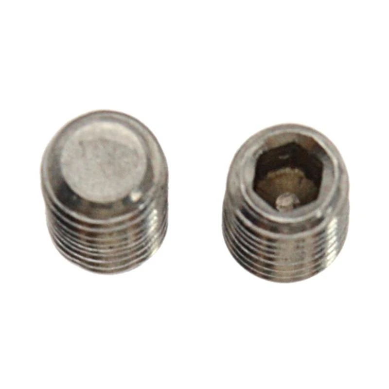 Q39E 10 Pcs Stainless Steel Surfboard Grub Screws 5mm Fin Plug Screws Replacement Surfboard Fin Screws Surfing Accessories
