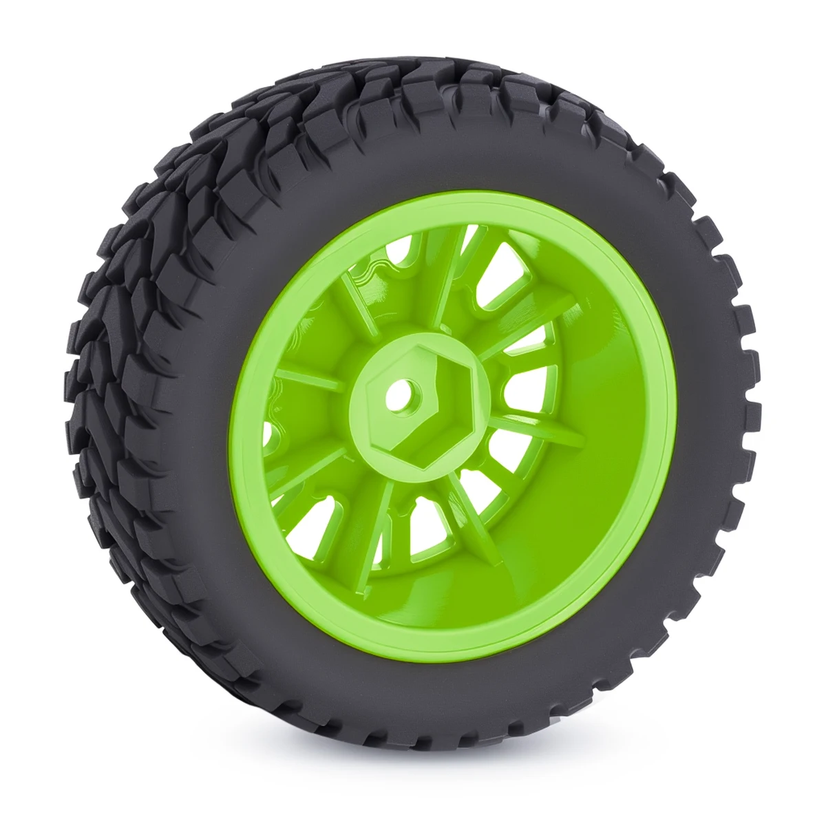 Neumáticos de Rally de plástico y goma de 1,9 pulgadas, 75x31mm, cubo hexagonal de 12mm para coche teledirigido 1/12 1/14 1/10 SCX10 TRX4 Tamiya Wltoys 144001, piezas mejoradas