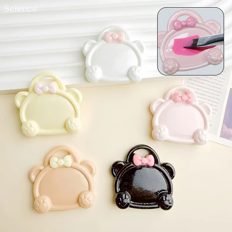 

2 шт., милая палитра для дизайна ногтей из смолы, смешанные цвета, палитра для рисования, гель-лак, дисплей, накладные кончики ногтей, полка, инструменты для маникюра «сделай сам»