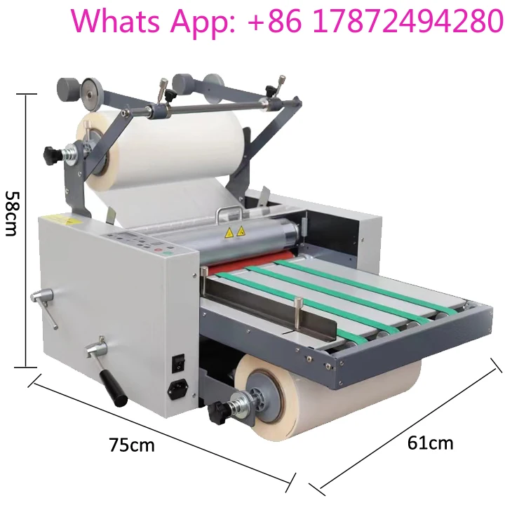 

-L388 Electric Automatic Laminator China Wholesale Cold Hot Cartoning Machine Food Textiles Commodities Packaging New