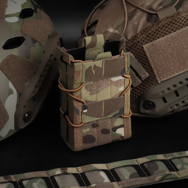 Tiger Double Magazine bag quick-release Function bag 5.56/7.62molle Double-layer accessory bag