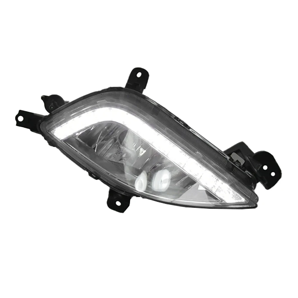 LED المصد الأمامي مصباح الضباب/الضباب غطاء إطاري المصباح الحافة لشركة هيونداي إلنترا GT i30 2012-2016 92201A5100 92202A5100