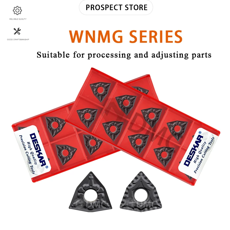 

10PCS Cutters WNMG080404/08/12 TM/HQ/CQ/PR/ZM/CM LF9118 Processing Of Blade Modulation Parts CNC Lathe WNMG Series Cutting Tools