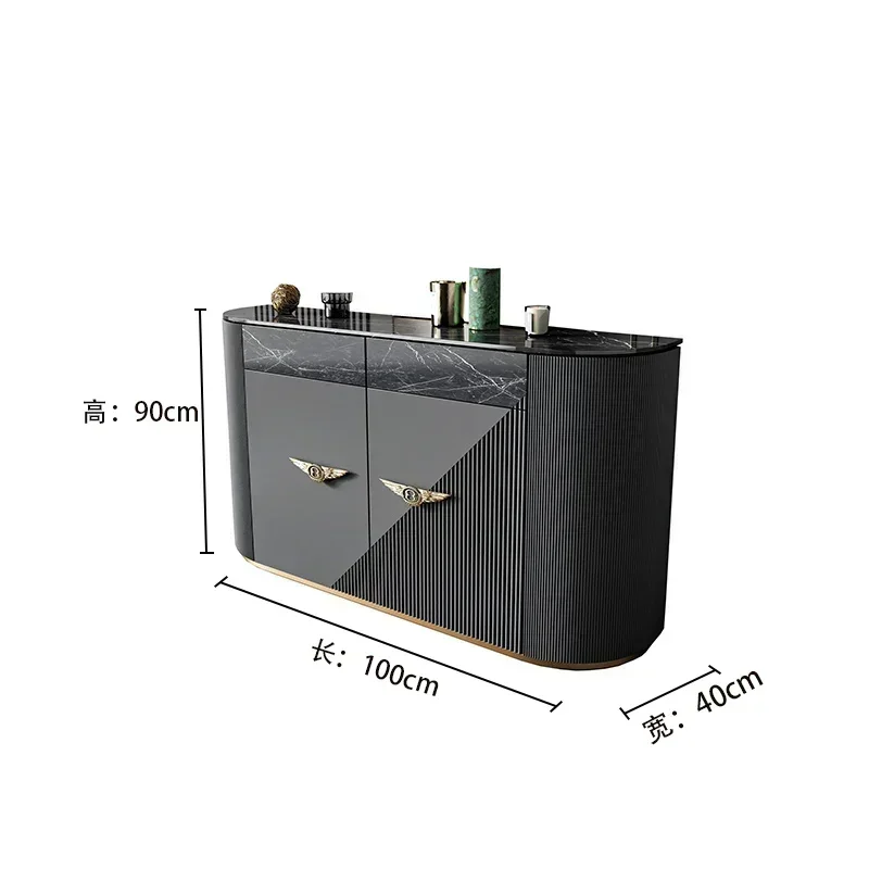 

Modern living room storage large capacity floor decorative cabinet