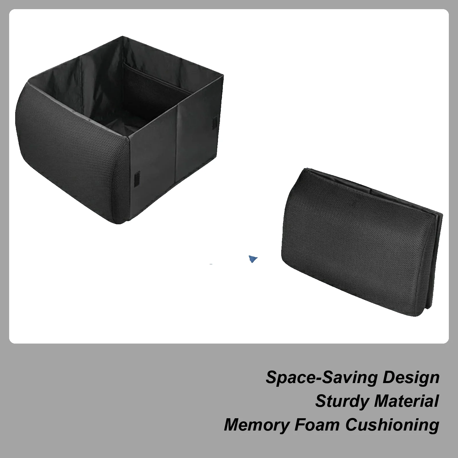 

Car Organizer Trunk 30L Foldable Tool Box Car Organizer For Men Women Automotive SUV Truck Travel Road Trip Camping Grocery Tool