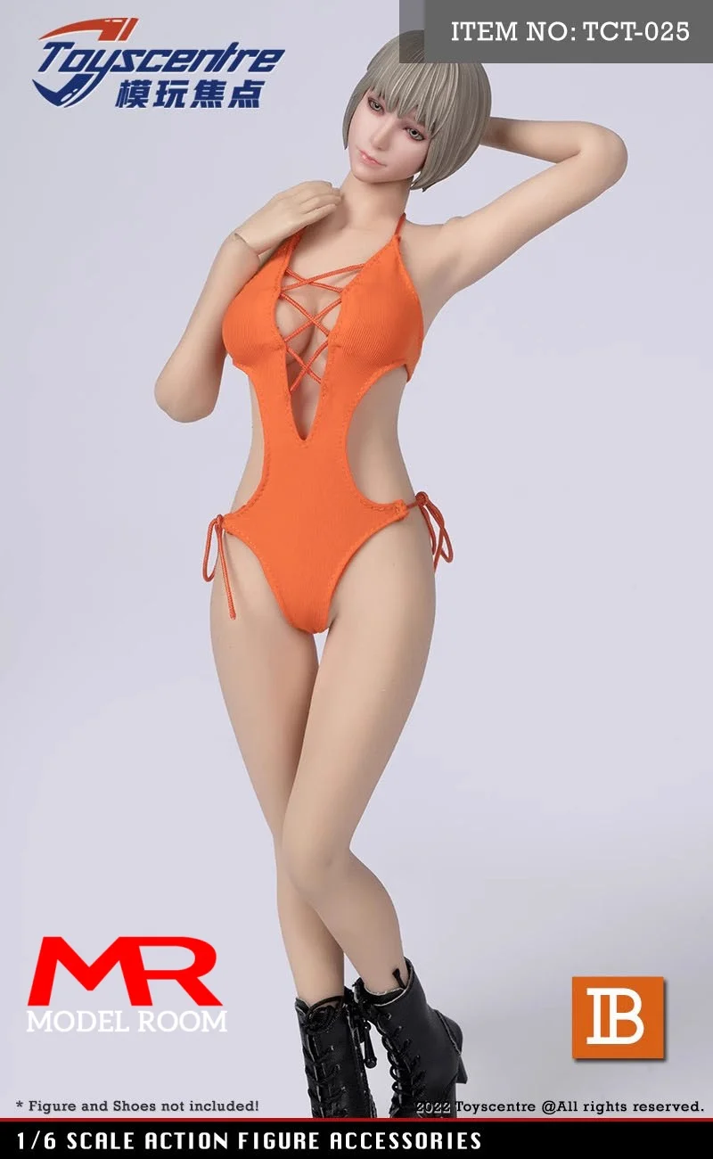 Toyscentre TCT-023 24 25 26 27 28 1/6 Scale Female Swimwear Vest Shorts Pants Clothes Model Fit 12'' Soldier Action Figure Body